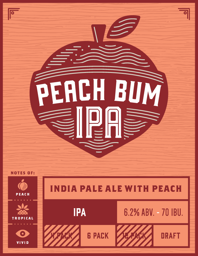 Peach Bum IPA  Indeed Brewing Company